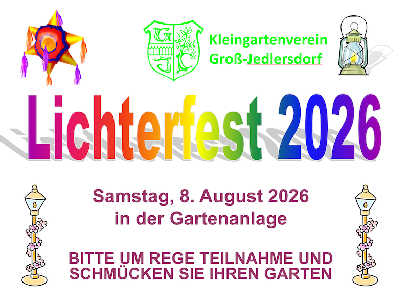 kgv-lichterfest_2026 KGV Grossjedlersdorf - Flohmarkt 2020